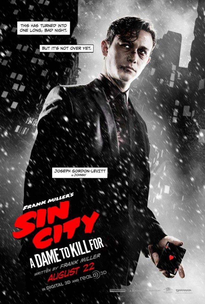Sin City 2 Poster - Joseph Gordon-Levitt
