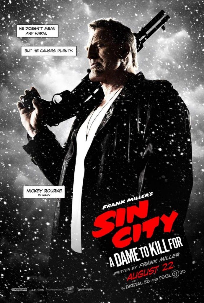 Sin City 2 Poster - Mickey Rourke
