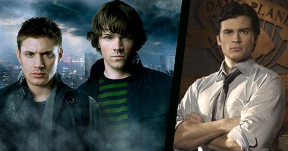 Smallville and Supernatural both posted gains on Friday.