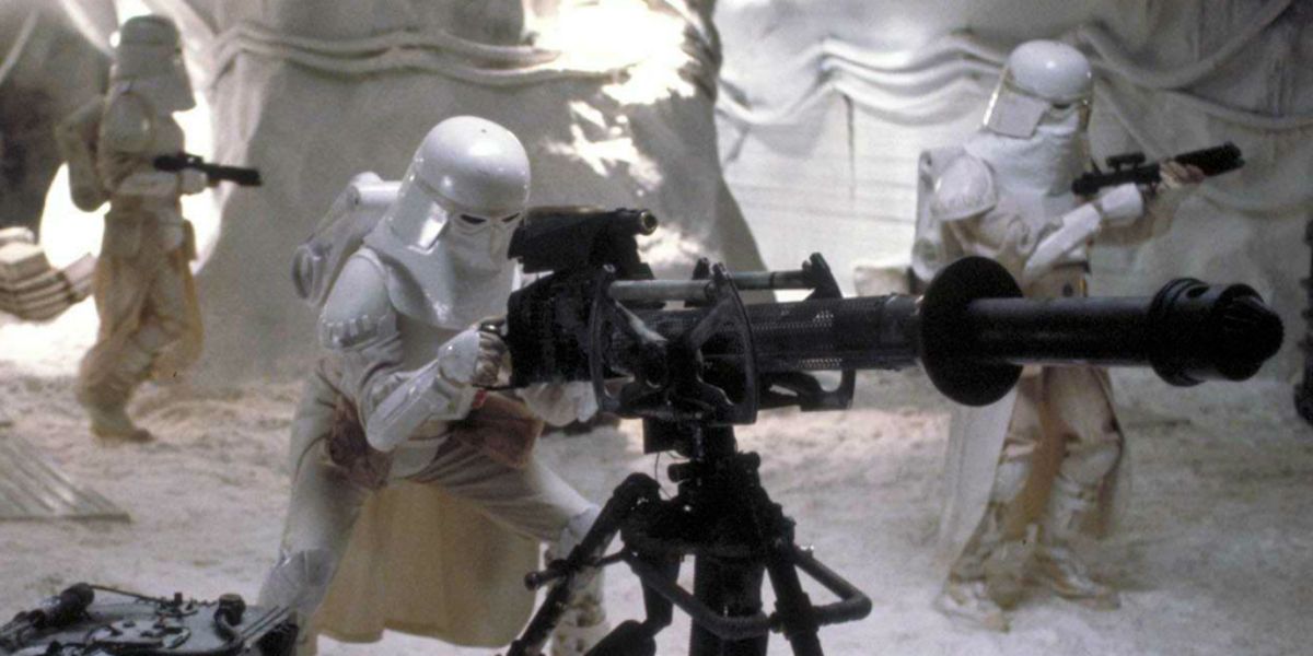 Snowtroopers em Hoth em Star Wars Episódio V O Império Contra-Ataca