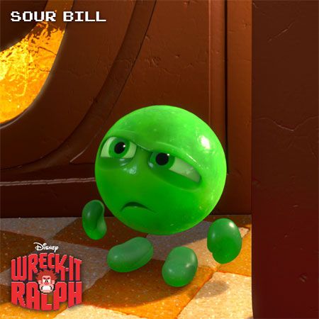 Sour Bill - a bad guy in Sugar Rush from Wreck-It Ralph