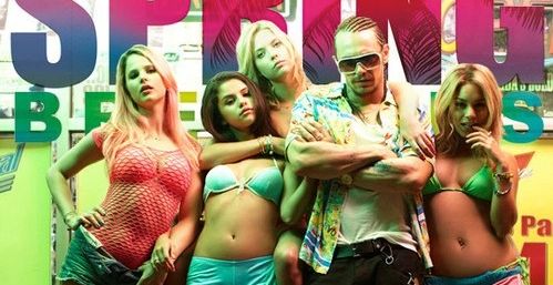 Trailers and posters for Spring Breakers starring James Franco