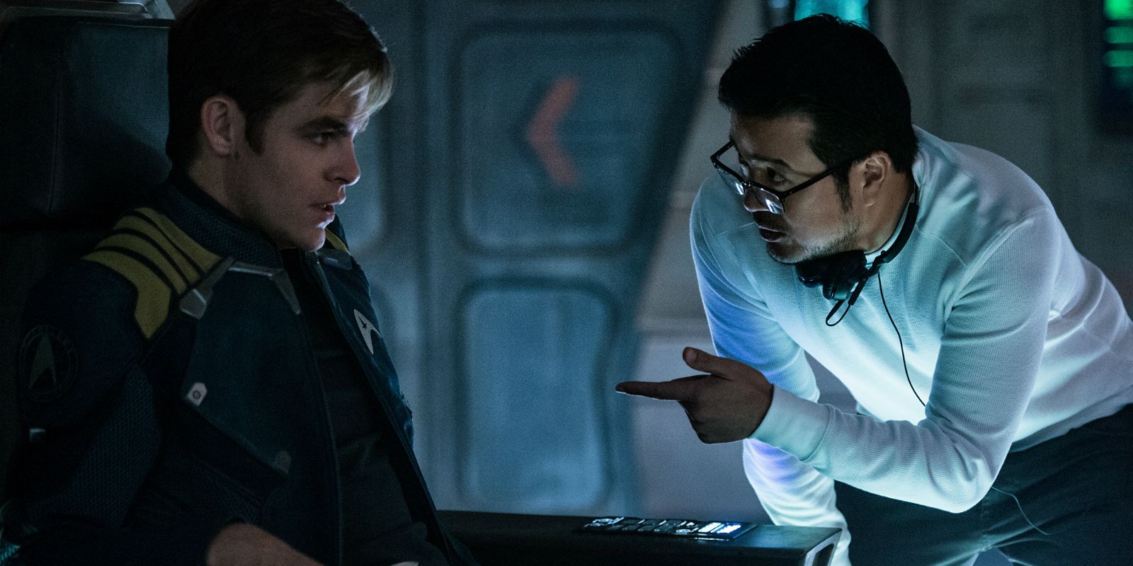 Star Trek Beyond - Chris Pine and Justin Lin