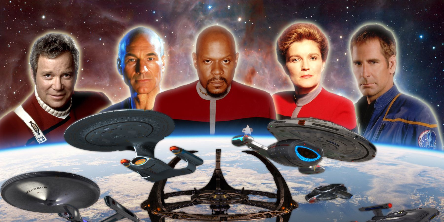 Star Trek Discovery and Star Trek captains past
