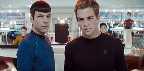 Zach Quinto and Chris Pine in Star Trek review