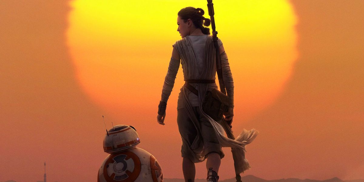 Star Wars: The Force Awakens Poster - Rey and BB-8