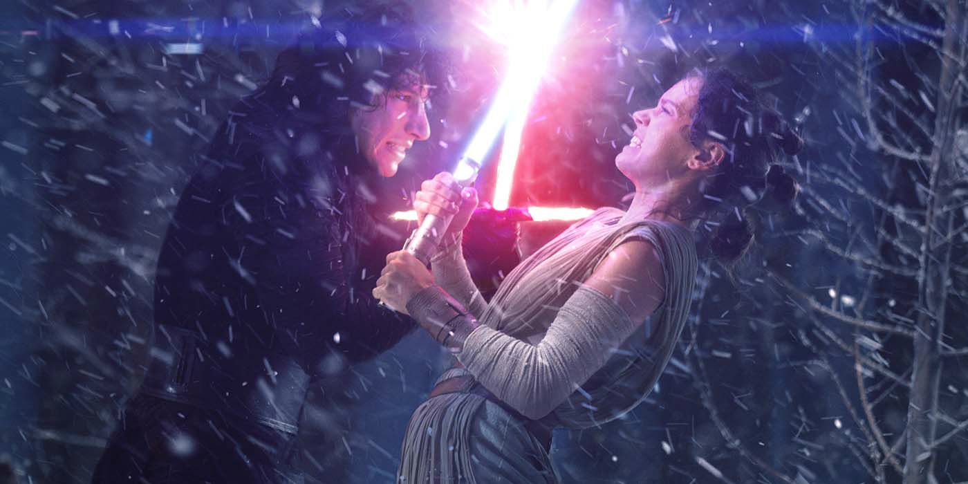 Star Wars - Kylo Ren and Rey battle