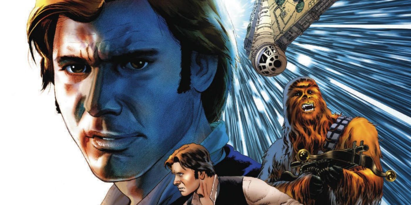 Star Wars - Han Solo comic book cover art