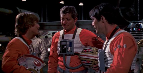 Star Wars Spinoff Red Five with Luke Skywalker