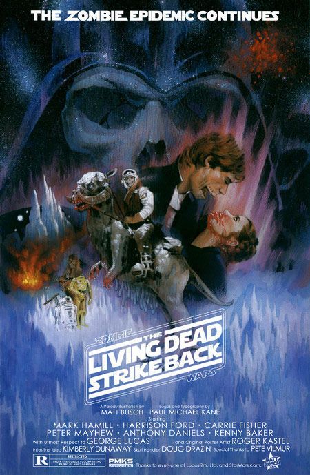 star wars zombies - live dead strike back poster