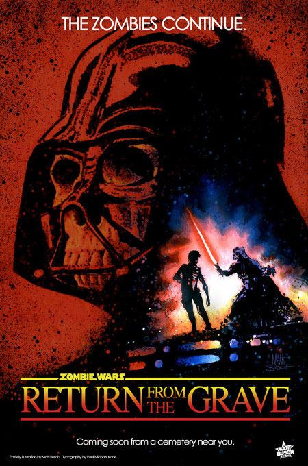 star wars zombies - return from the grave poster