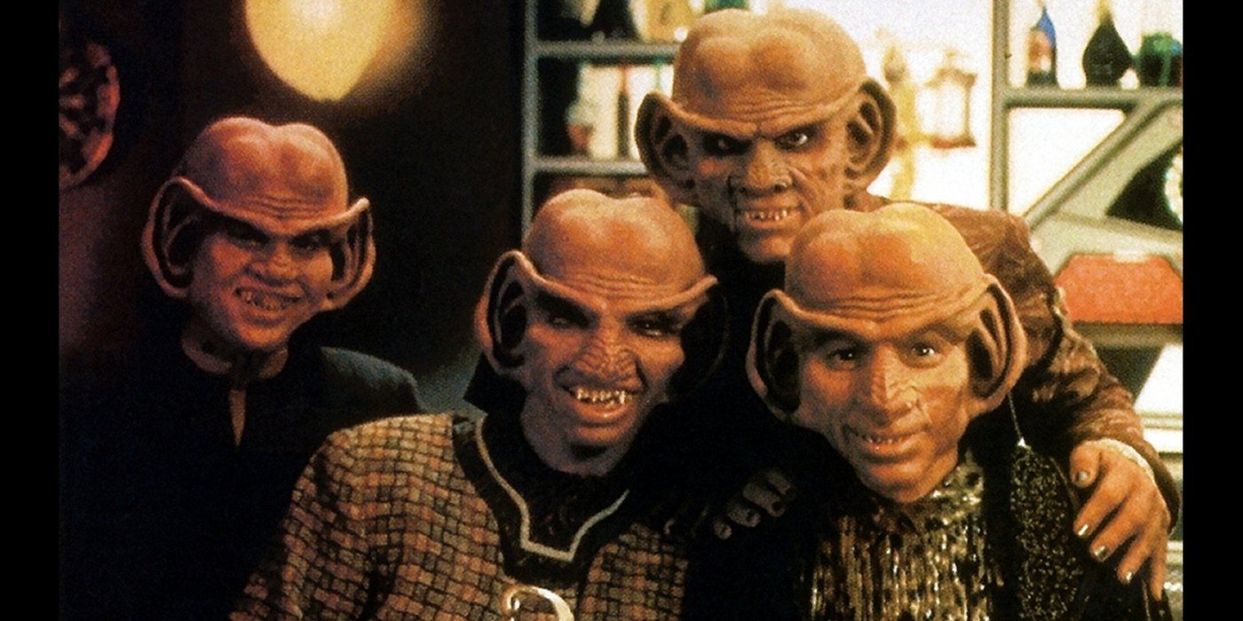 Armin Shimmerman nel ruolo di Quark, i Ferengi, Star Trek