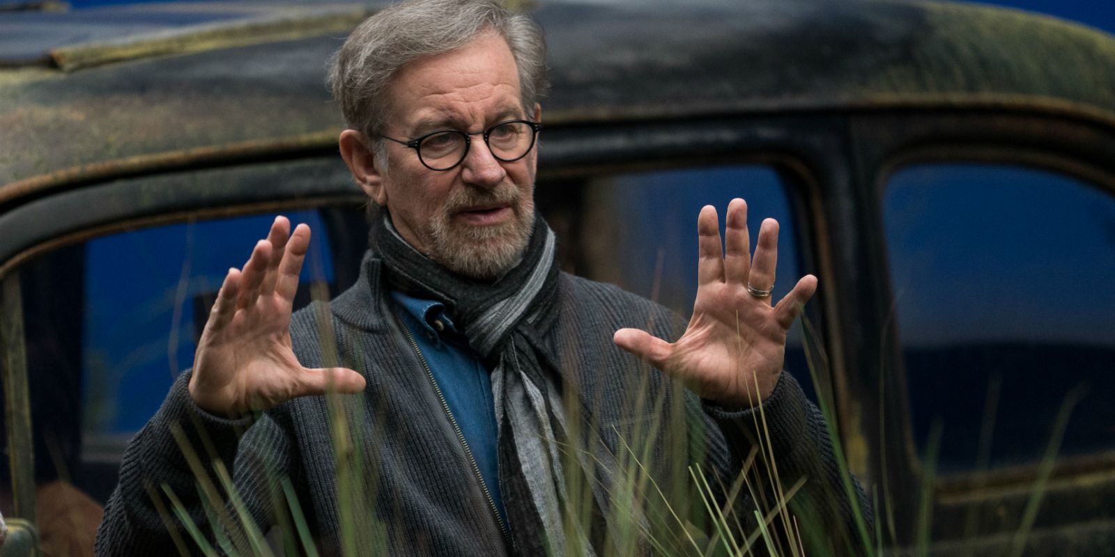 Steven Spielberg working on The BFG