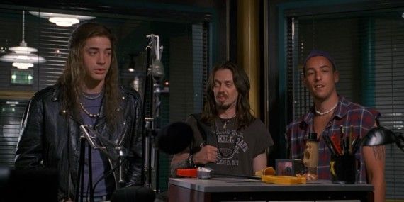 Airheads Brendan Fraser Steve Buscemi Adam Sandler
