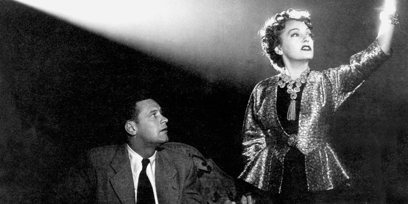 Norma acting for Joe in Sunset Blvd.