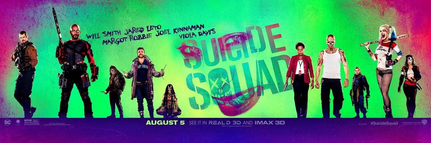 Suicide Squad Movie Banner