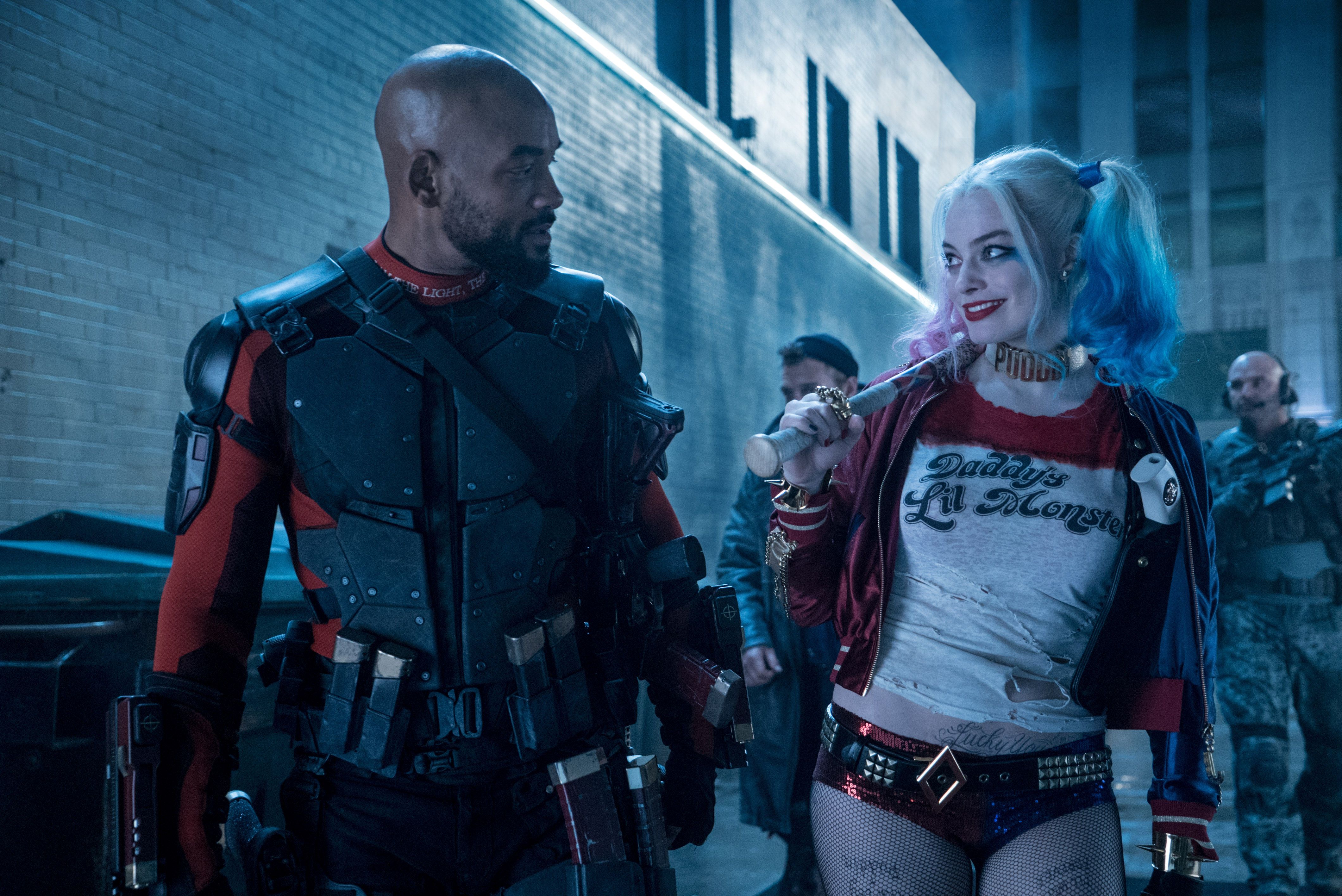 Margot Robbie and Will Smith in Suicide Squad