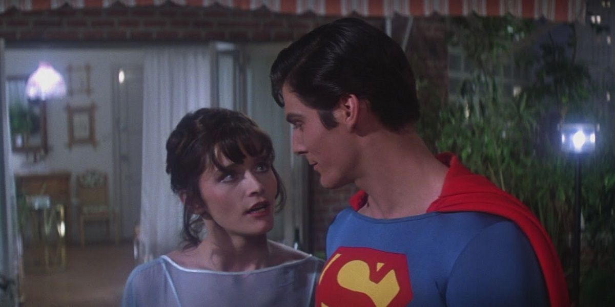 Christopher Reeve and Margot Kidder in Superman 1978