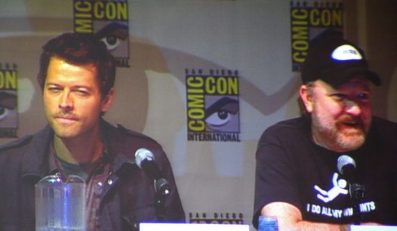 Misha Collins and Jim Beaver from Supernatural, Comic-Con 2009