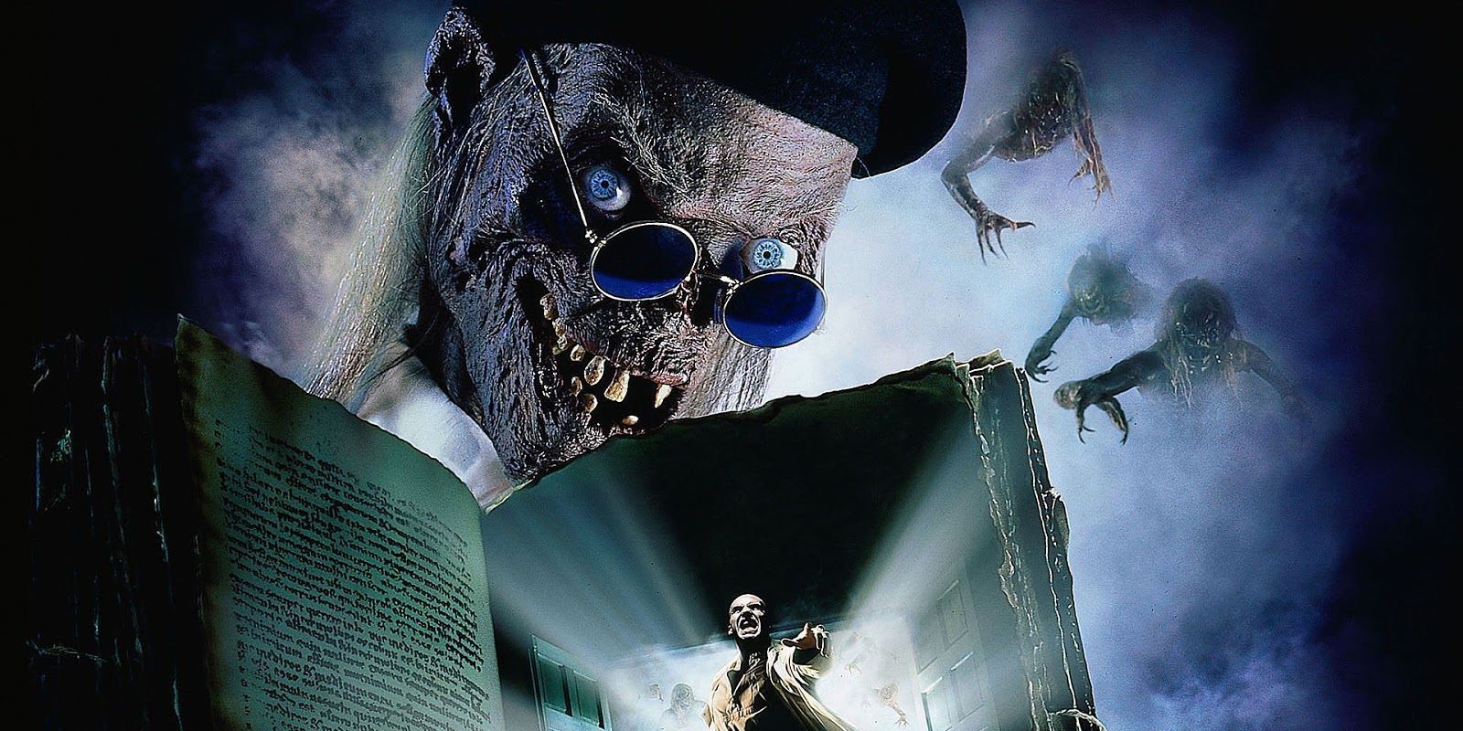Tales from the Crypt: Demon Knight poster art shows the Crypt Keeper and demons.