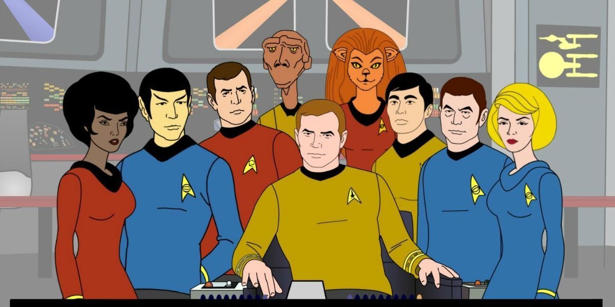 Characters from Star Trek: The Animated Series.