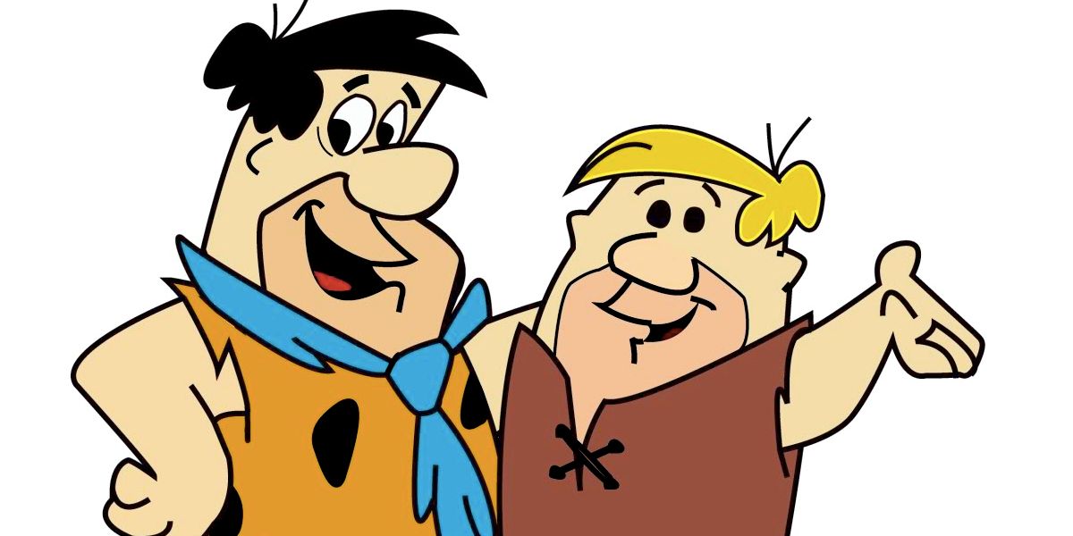 Barney and Fred from The Flinstones