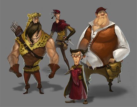 Grimm Stories - The Four Skillful Brothers by Emerson Tung