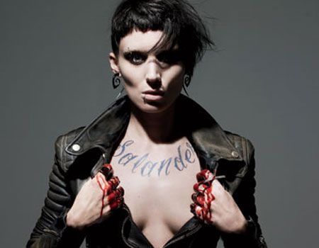 Lisbeth Salander's tattoo from The Girl with the Dragon Tattoo
