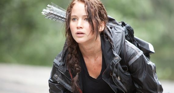 Jennifer Lawrence as Katniss Everdeen in 'The Hunger Games' (Review)