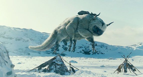 Appa the flying bison in The Last Airbender movie review