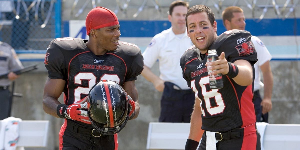 Nelly and Adam Sandler in The Longest Yard