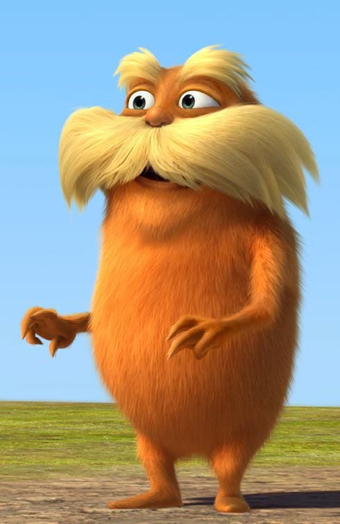 First look at the CG Lorax from the film The Lorax