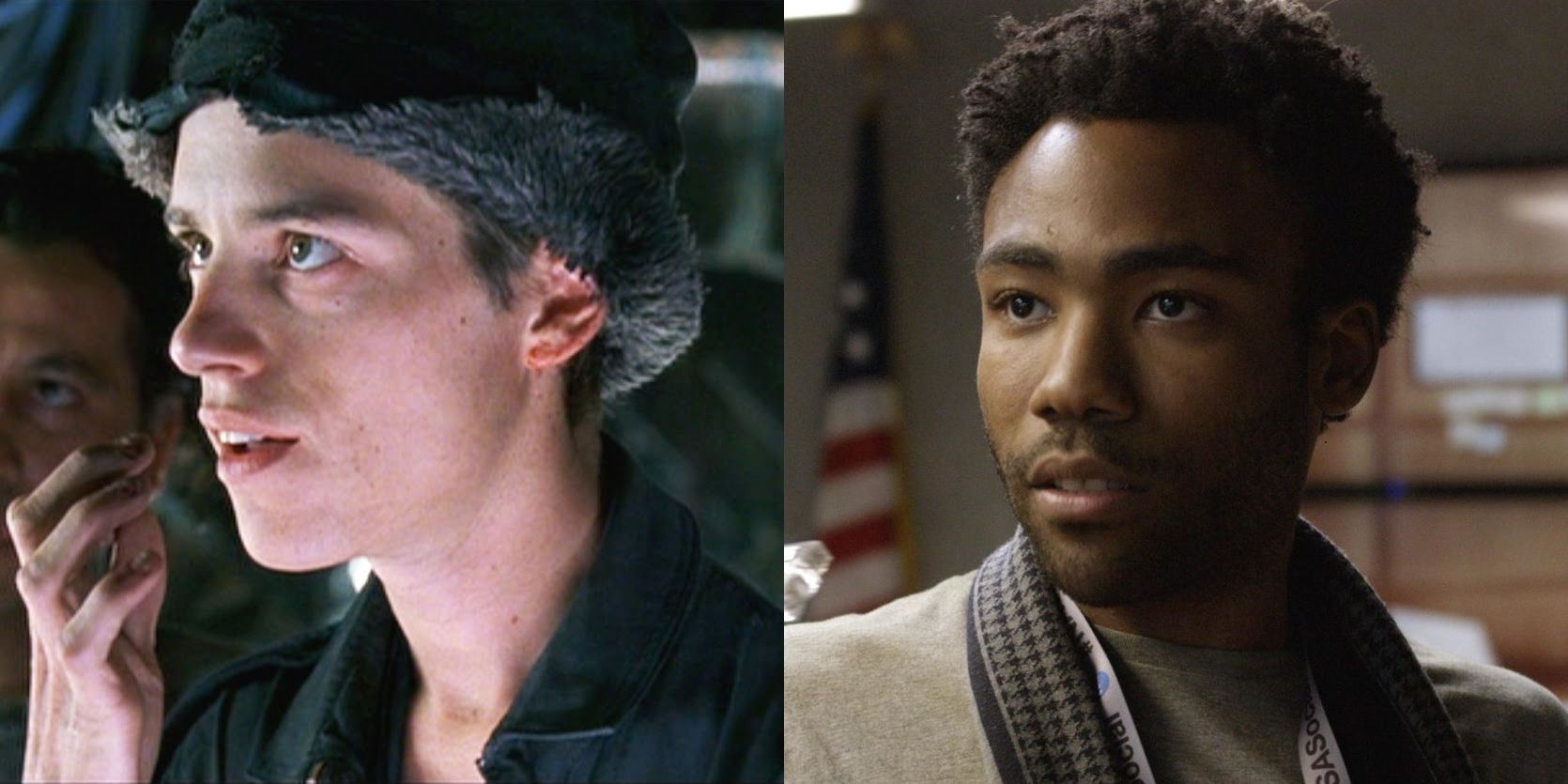 Matt Doran as Mouse in The Matrix, with Donald Glover