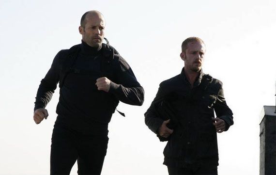 Jason Statham and Ben Foster in The Mechanic