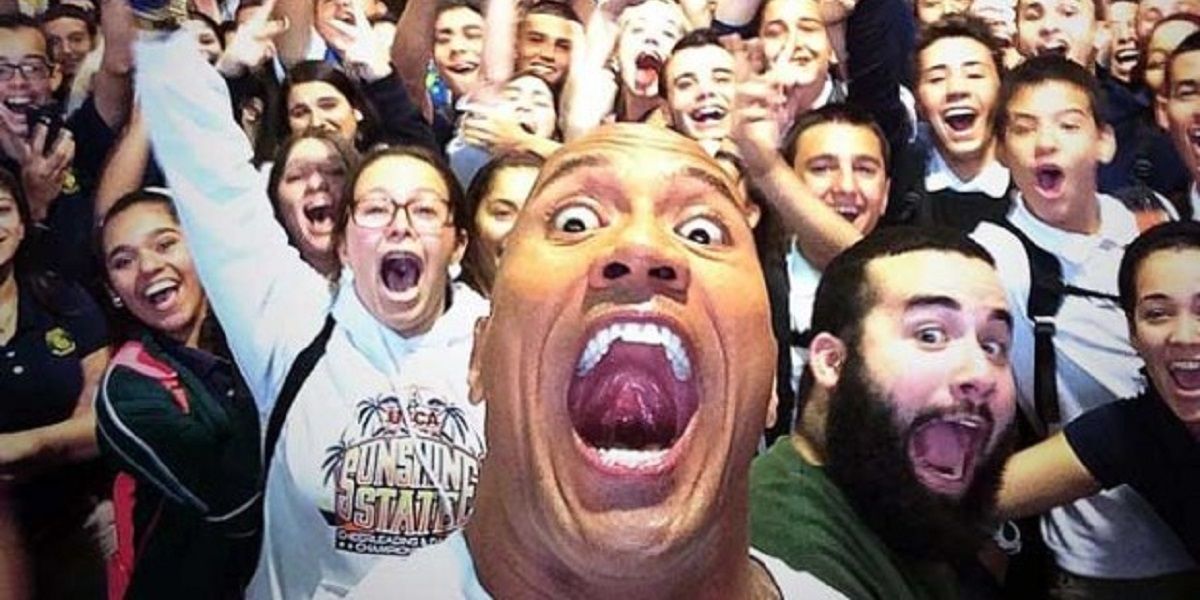Dwayne &quot;The Rock&quot; Johnson Selfie