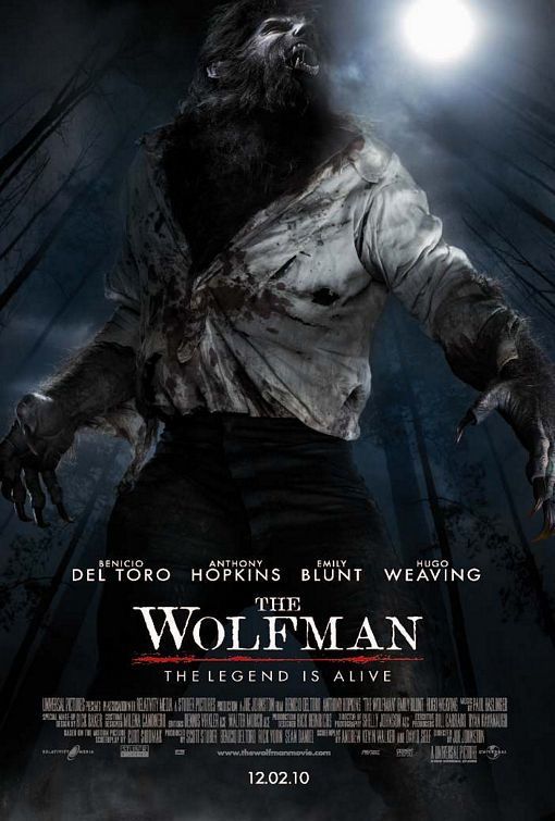 the wolfman poster - the legend is alive