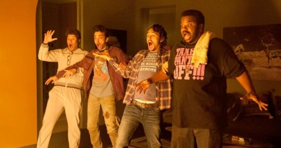 Seth Rogen, Jay Baruchel, James Franco and Craig Robinson in This Is the End (REVIEW)