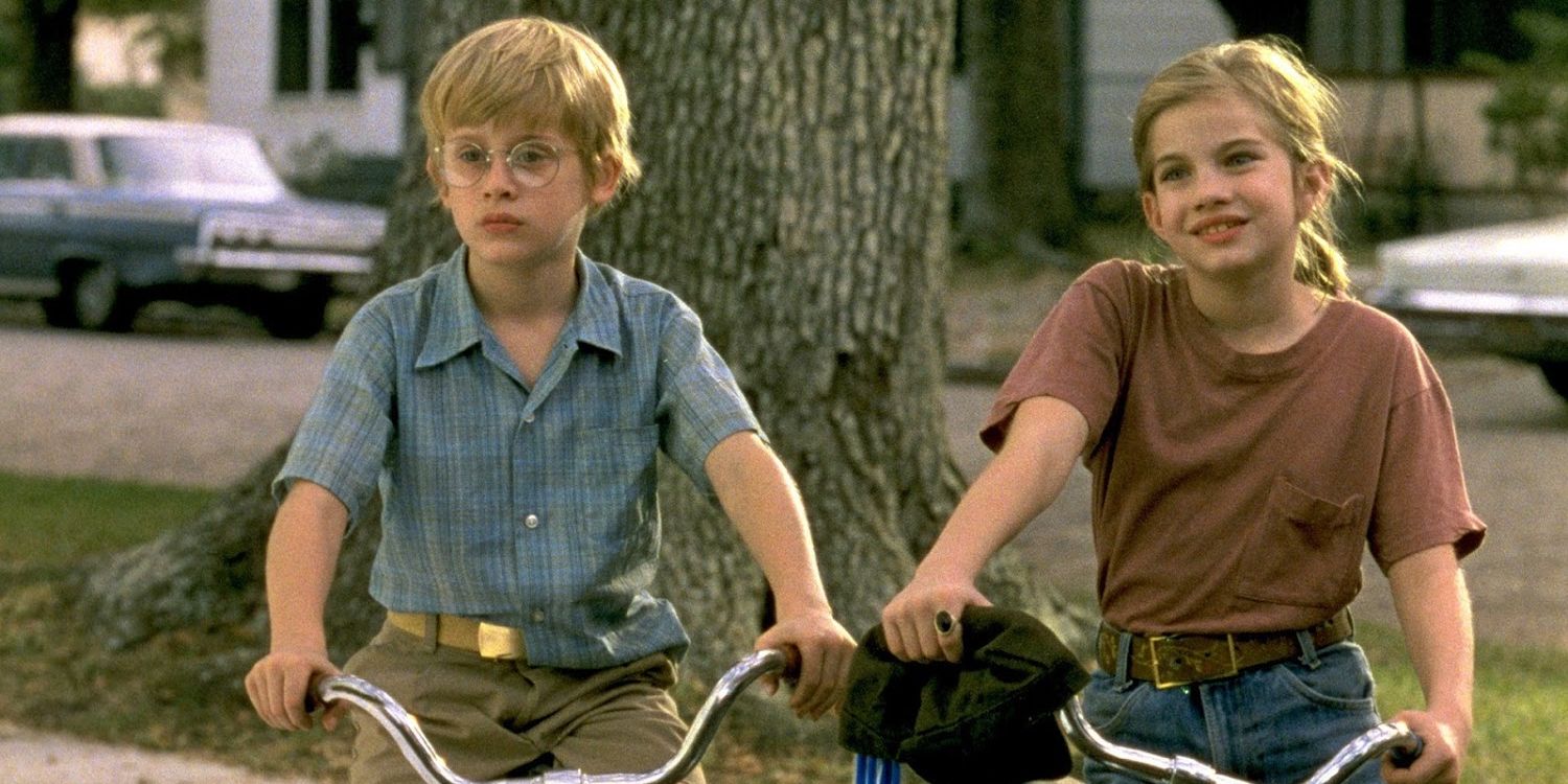 Macaulay Culkin e Anna Chlumsky em Minha Garota