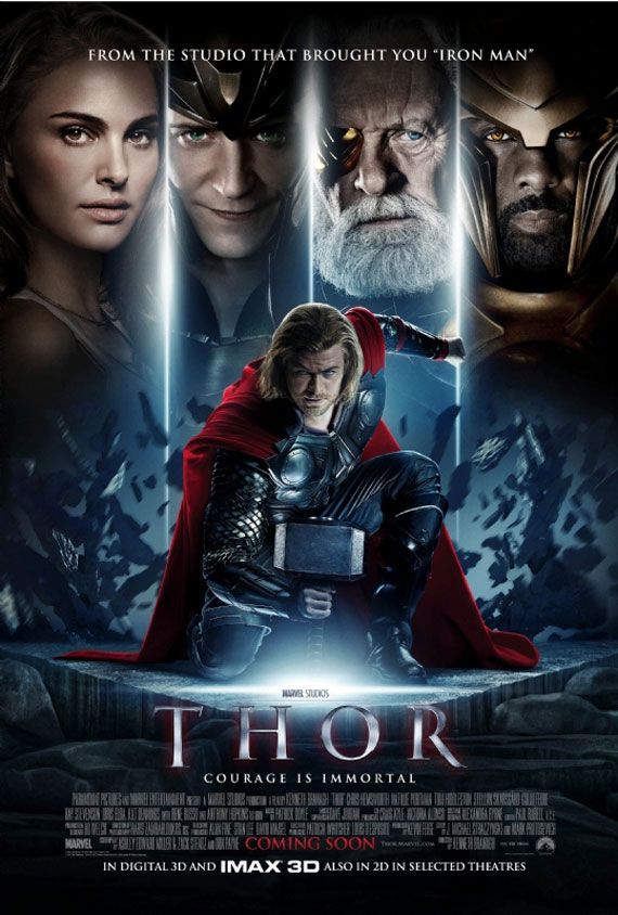 Movie Poster Roundup: ‘Thor’, ‘Pirates of the Caribbean 4’, ‘Your Highness’ & More