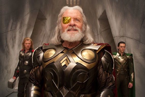 New ‘Thor’ Image: Thor, Odin & Loki (Plus Mjolnir)
