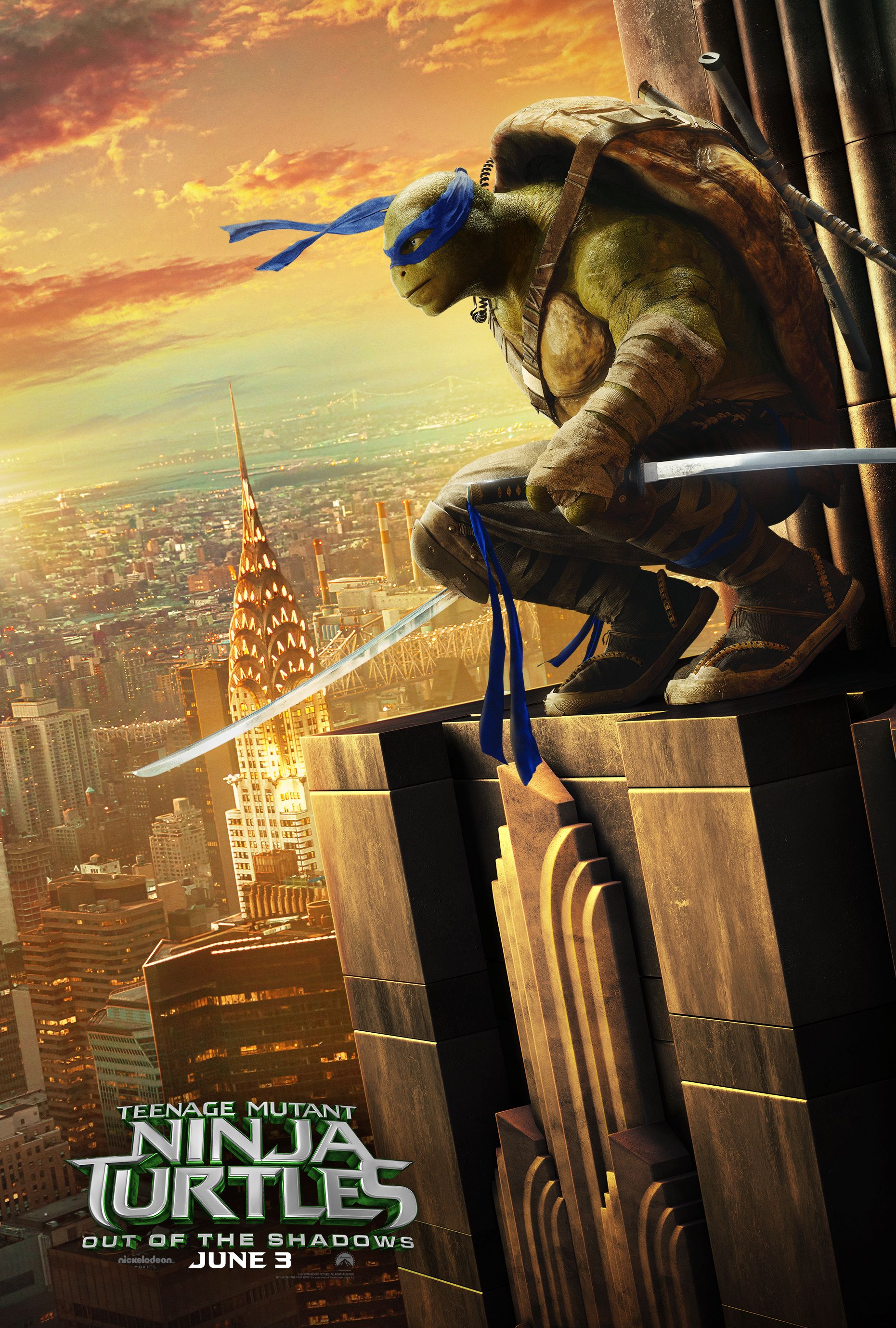 TMNT 2 Character Posters: Watchful Guardians in a Half-Shell