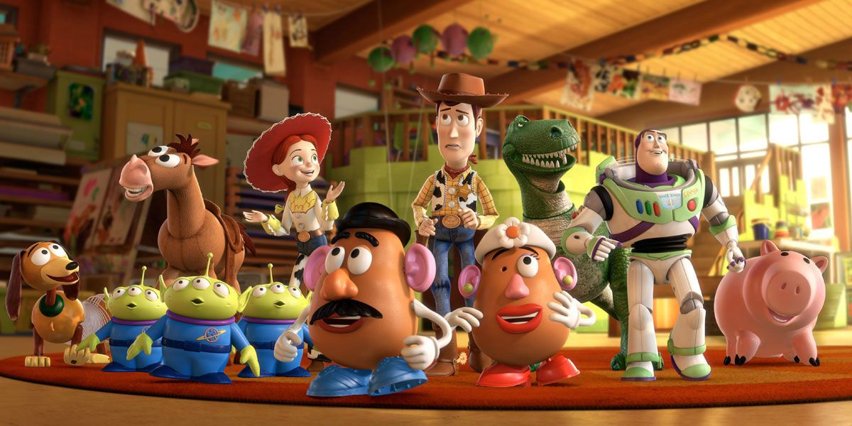 Woody and the gang from Toy Story 3