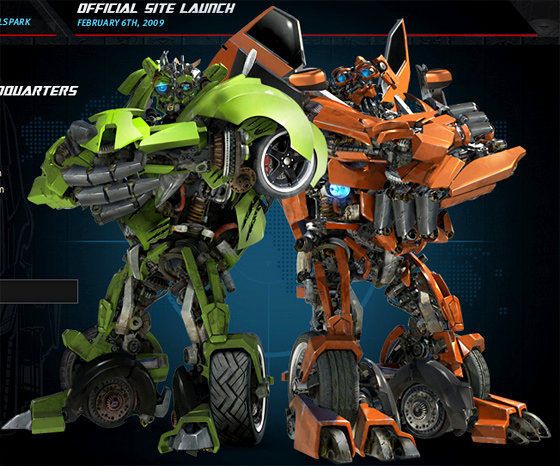The Twin Autobots from Transformers: Revenge of the Fallen
