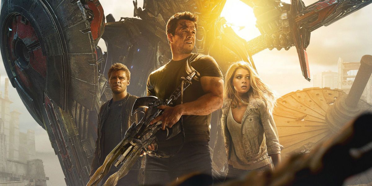 Mark Wahlberg e seus colegas de elenco de Transformers: A Era da Extinção