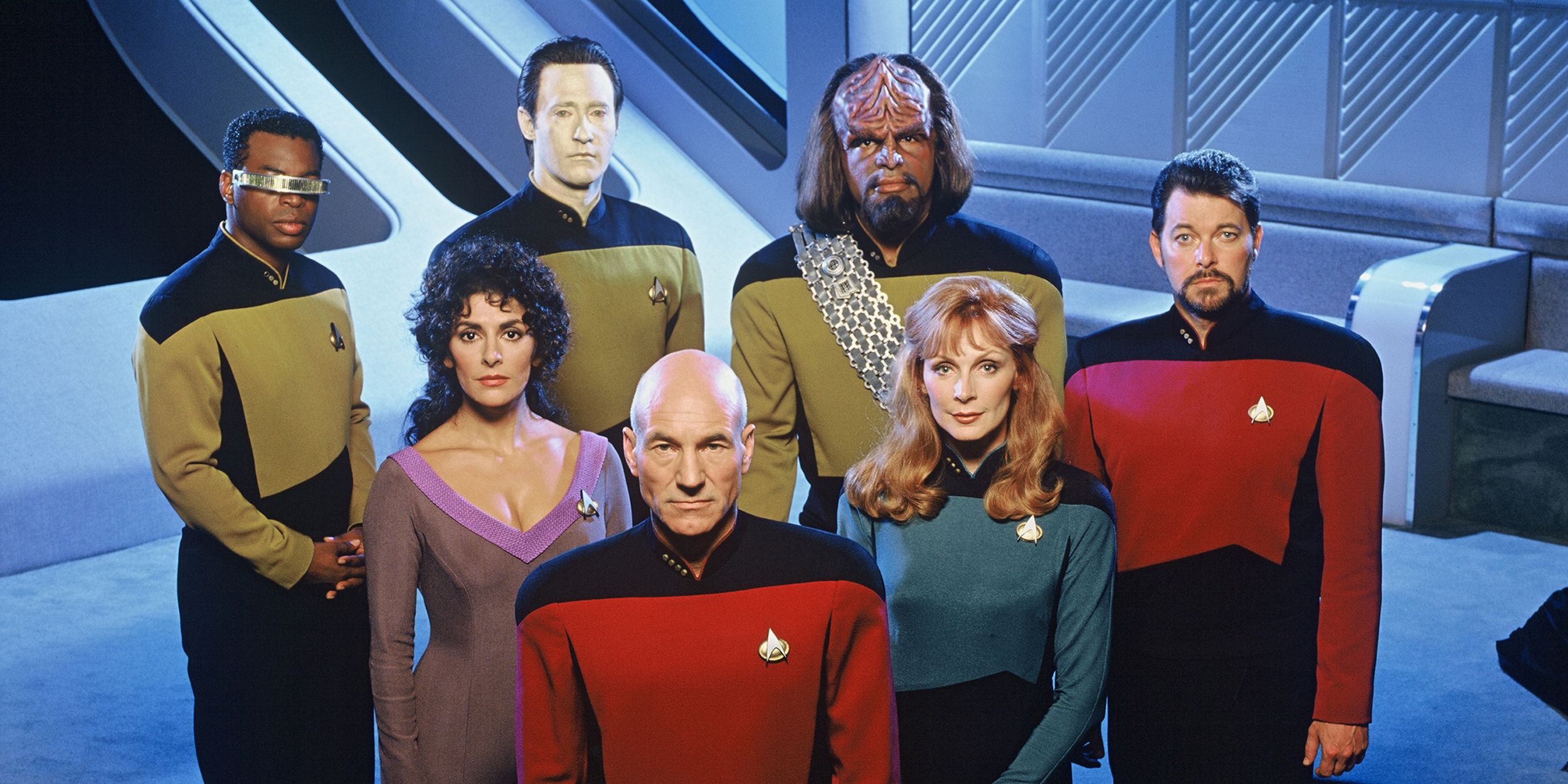 The crew of the Enterprise
