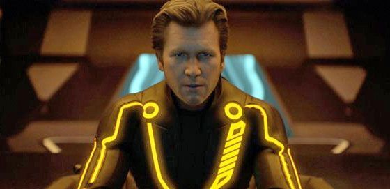 Young Jeff Bridges in TRON: Legacy