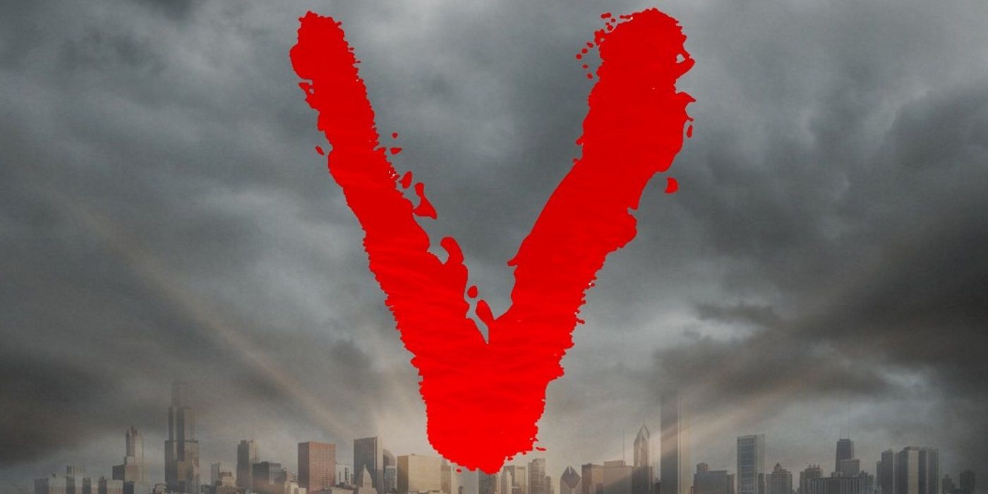 The logo for the V (TV series) from ABC.