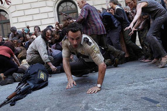 The Walking Dead zombies Rick Grimes
