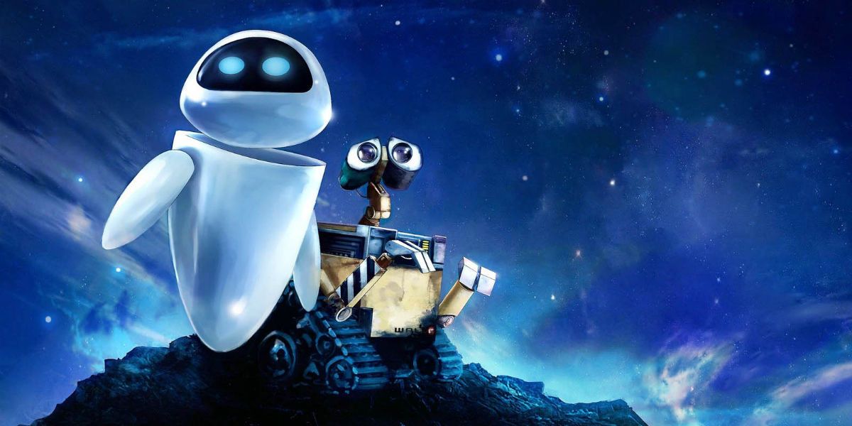Wall-e and Eve in Wall-e