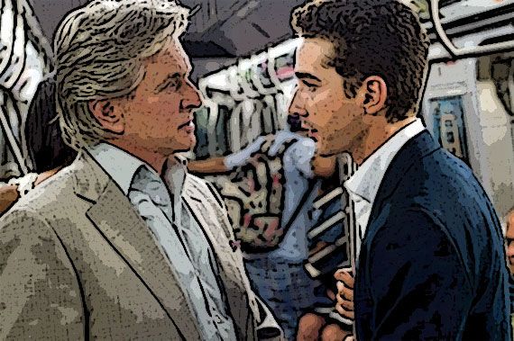 Michael Douglas and Shia LeBeouf in Wall Street 2 movie review